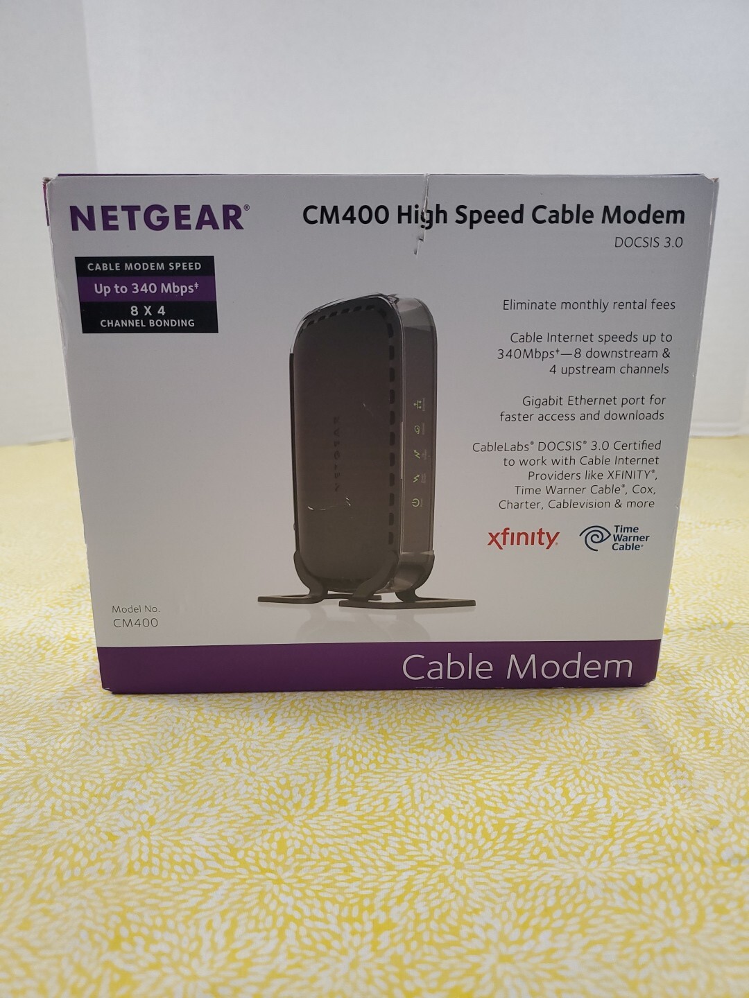 Netgear CM400 High Speed Cable Modem DOCSIS 3.0