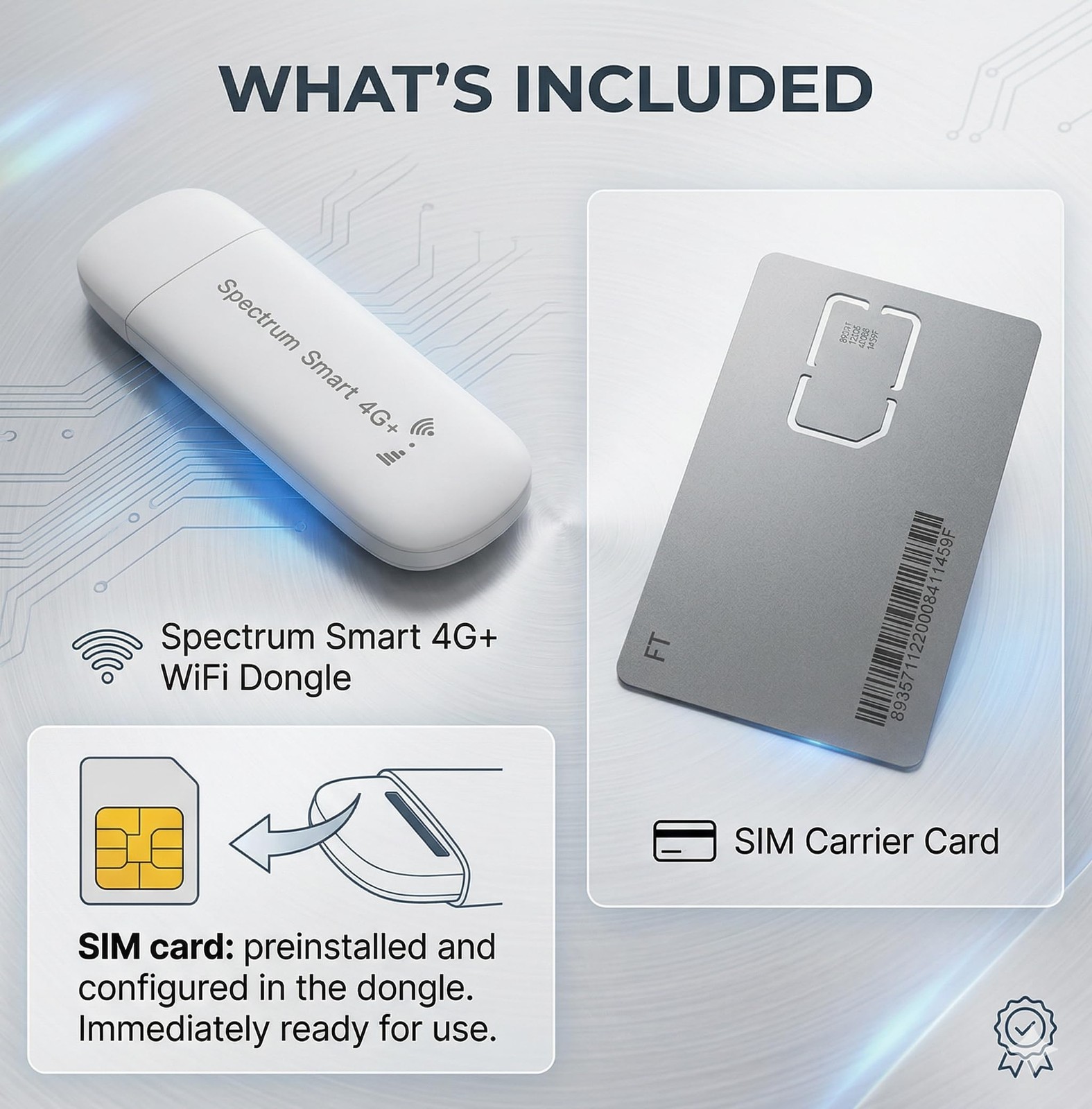 4G LTE USB Cellular WiFi Hotspot with SIM Card – Creates WiFi from Mobile Dat…
