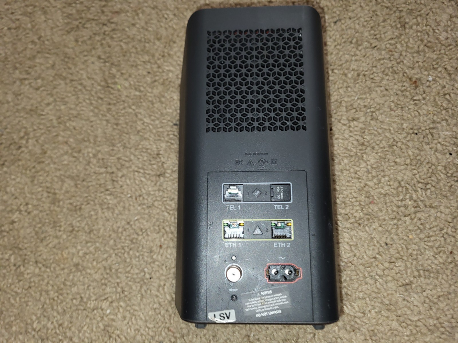 COX PANORAMIC MODEM, ROUTER, & REMOTE CGM414X