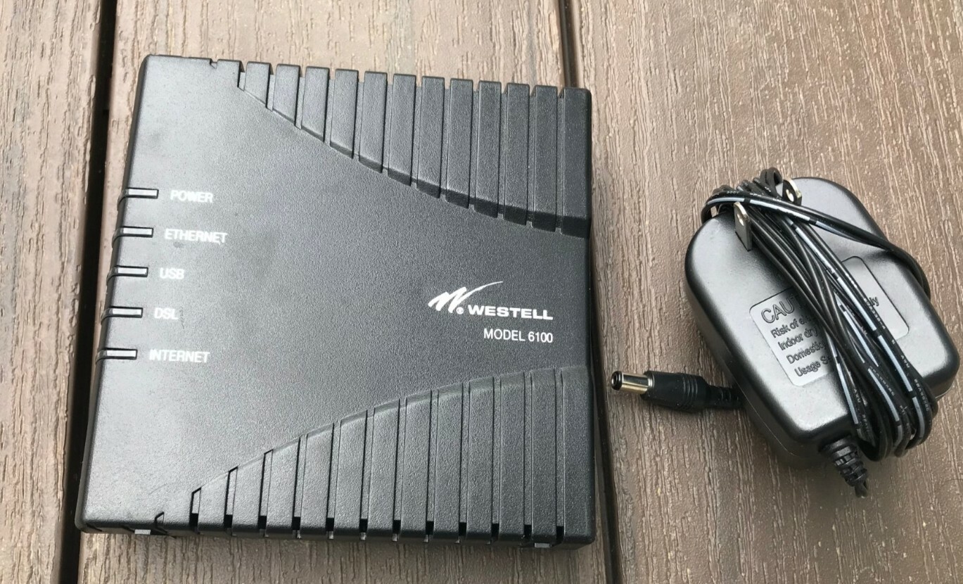 WESTELL 6100 DSL Model C90-610015-06 Rev E 8/2005 w/ Power Supply