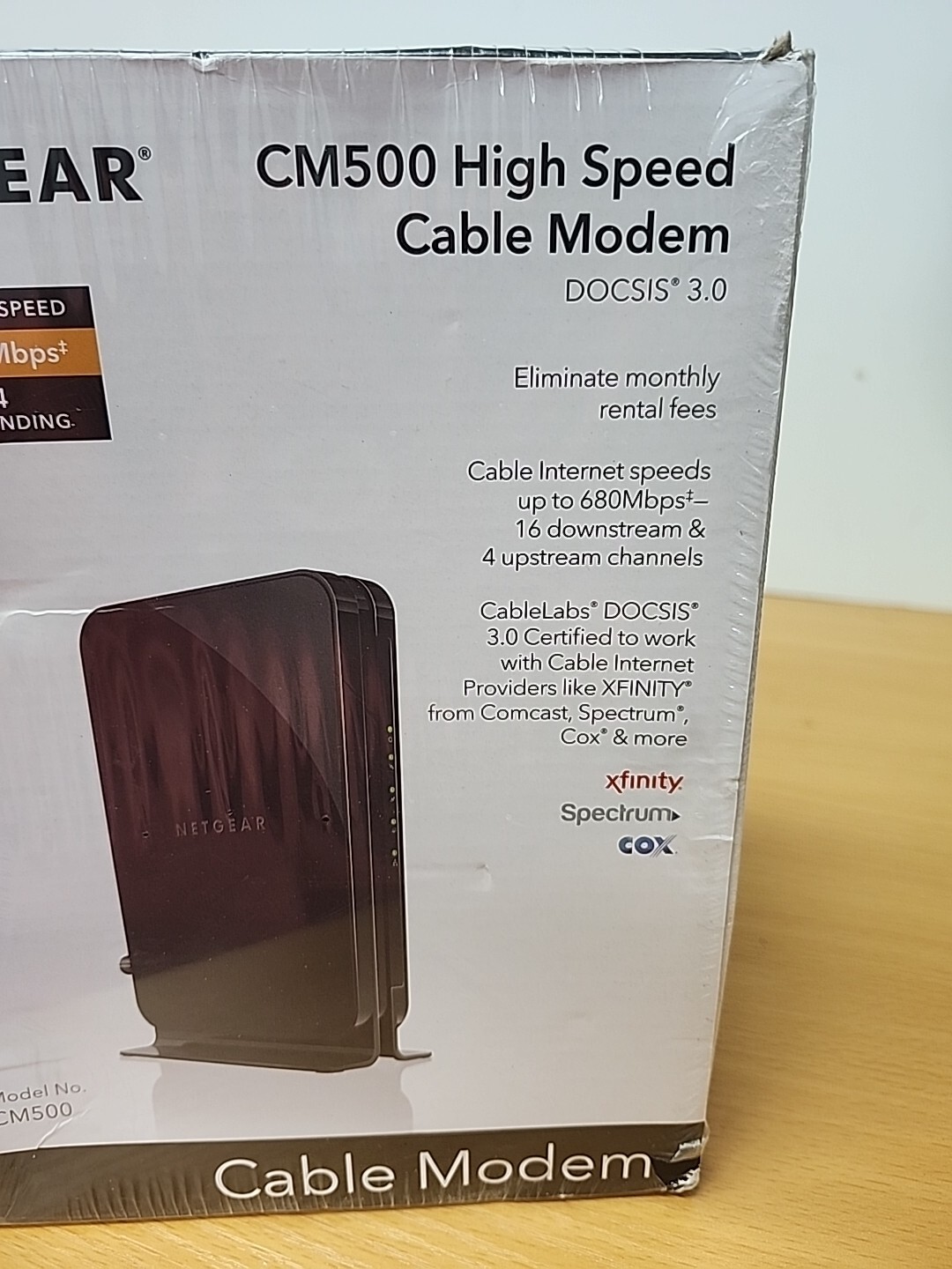 NETGEAR CM500 (CM500100NAS) 680 Mbps – Black