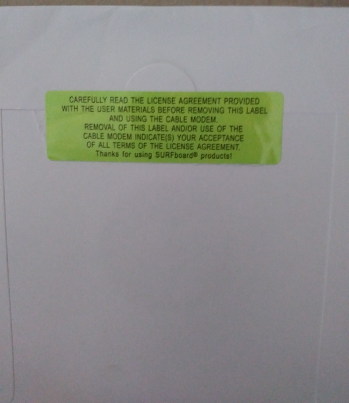 Motorola SURFboard SB5120 (505788-006-00) 38.91 Mbps with Installation CD_ROM