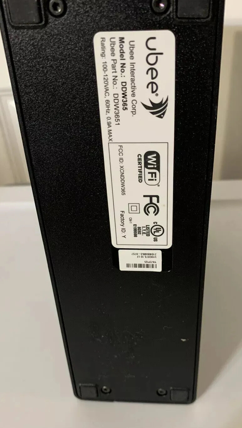 Ubee DDW365 DOCSIS 3.0 Cable Modem 8×4 Wireless Router Gateway WiFi 802.11n