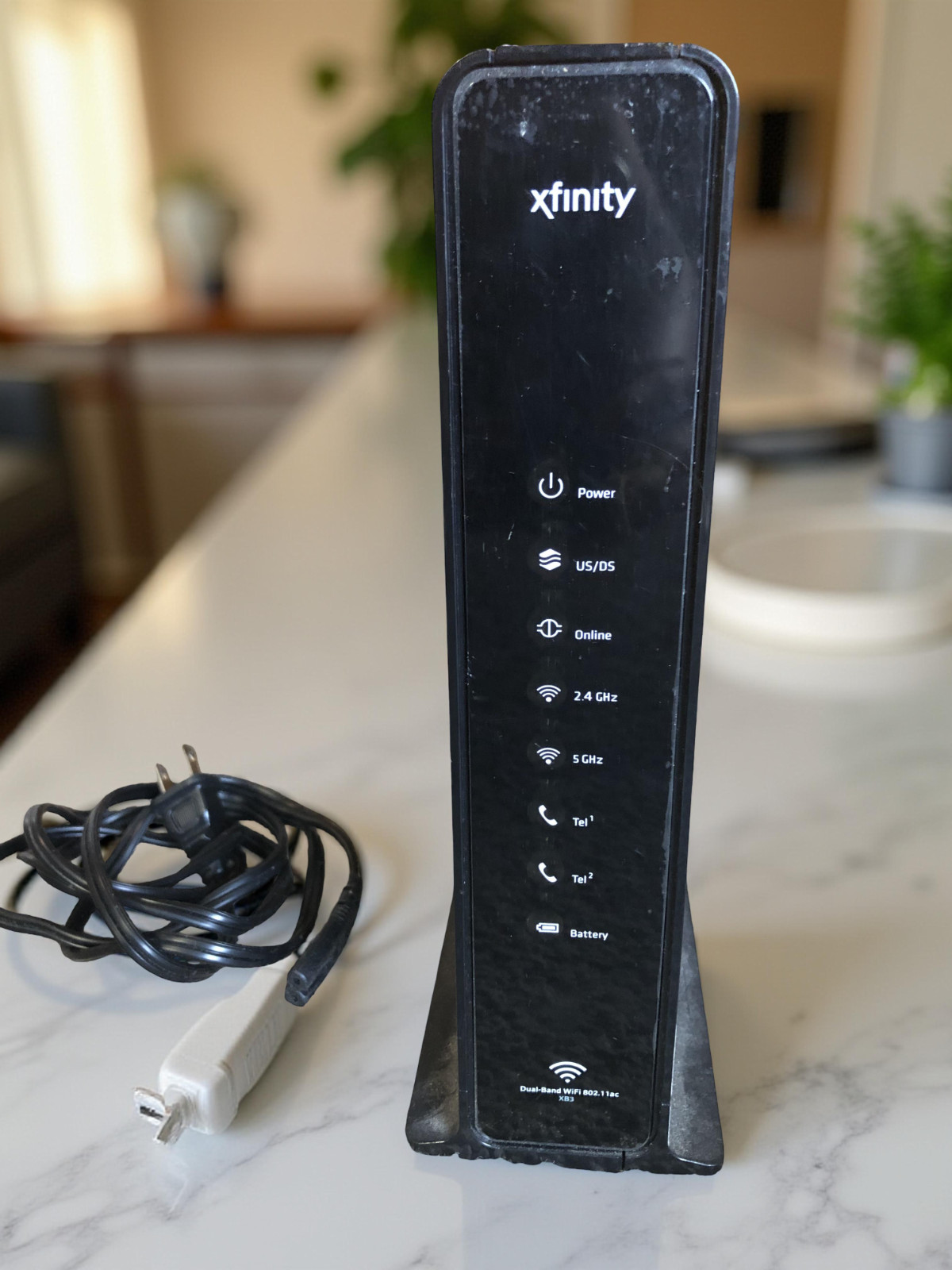 Xfinity Prepaid Internet Cable Modem Wifi Router Arris TG1682P w/Power cord