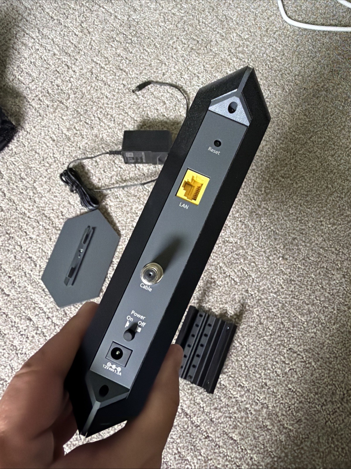 Netgear CM1000 With 3D Printed Wall Mount. Never Used.