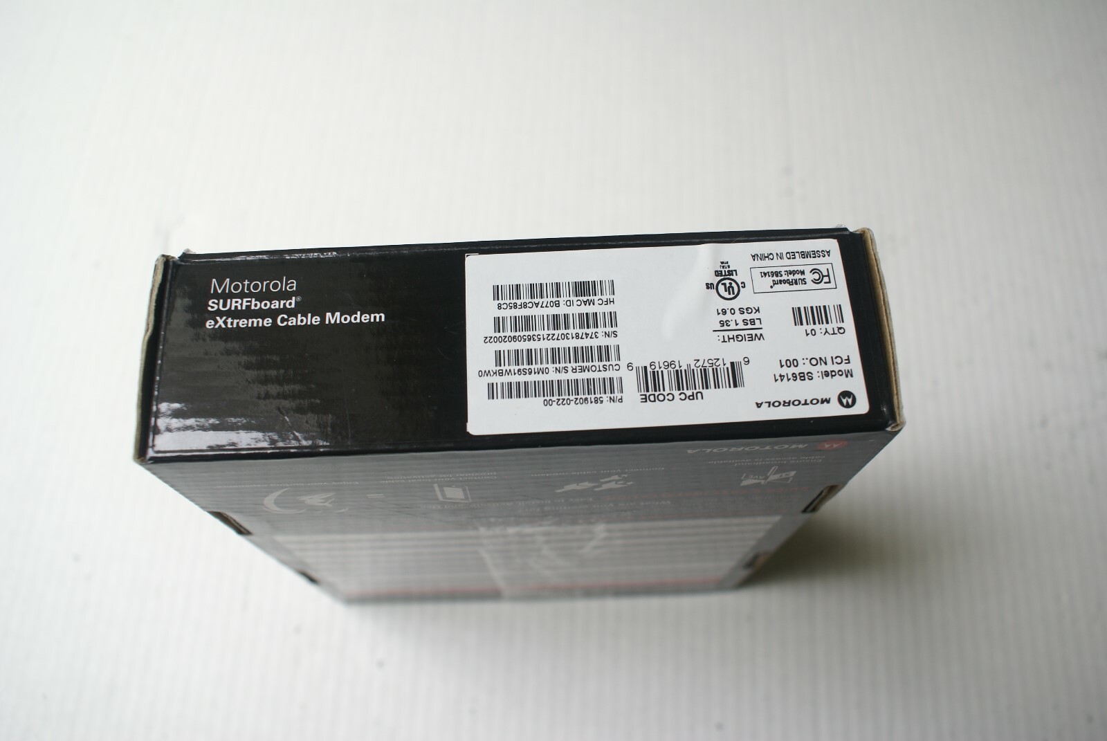 New Motorola SURFboard eXtreme Cable Modem SB6141 (581902-022-00) Tested Working