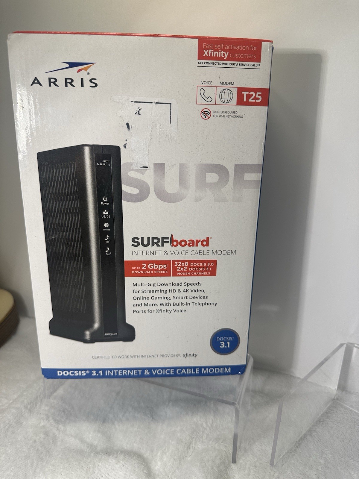 ARRIS Surfboard DOCSIS 3.1 Cable Modem – T25 OPEN BOX