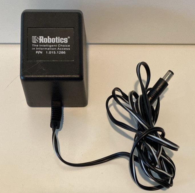 Vtg US Robotics Sportster 33.6 Faxmodem 0459 with Cable and AC Adapter Powers On