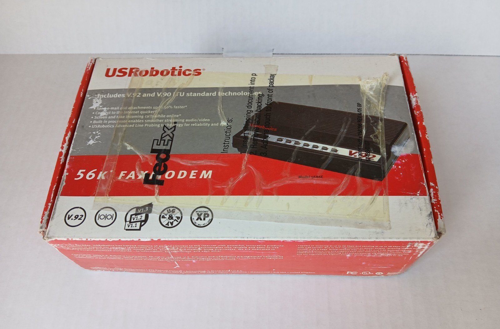 Vintage USRobotics 56k Modem nice used condition.