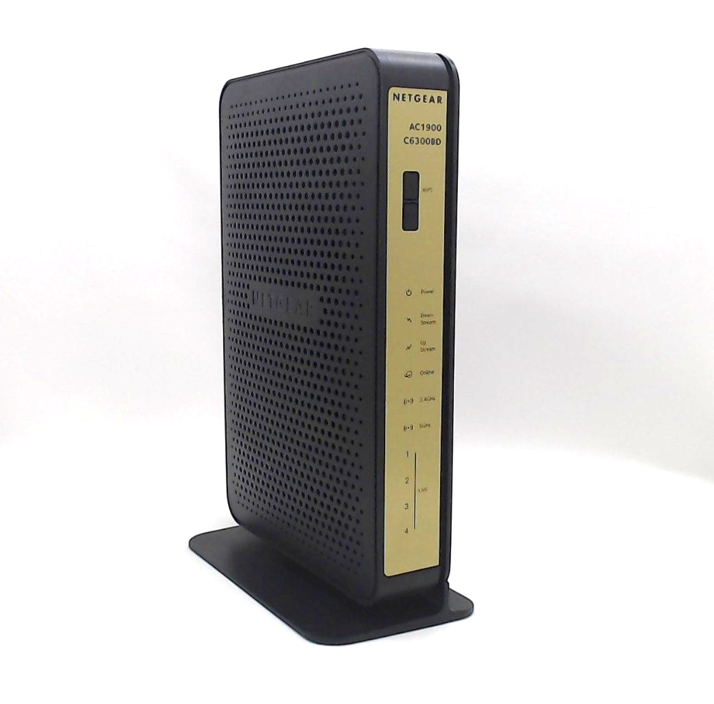 Lot of 25 – Netgear C6300BD AC1900 Cable Modem Routers – Gold & Black -Read Desc