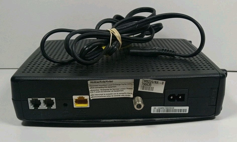 ARRIS Touchstone TM822 Telephony Cable Modem Optimum (USED)