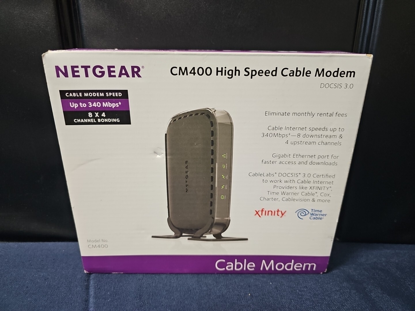 NETGEAR CM400 Cable Modem No Stand