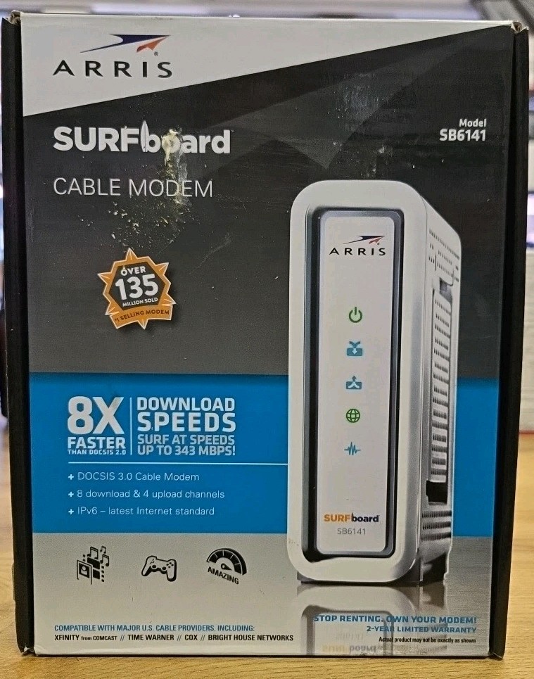 ARRIS SURFboard SB6141 Docsis 3.0 Cable Modem
