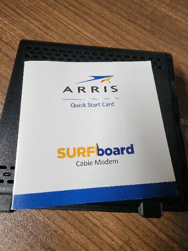 ARRIS SURFboard SB6190 DOCSIS 3.0 32 x 8 Gigabit Cable Modem 1 Gbps Black