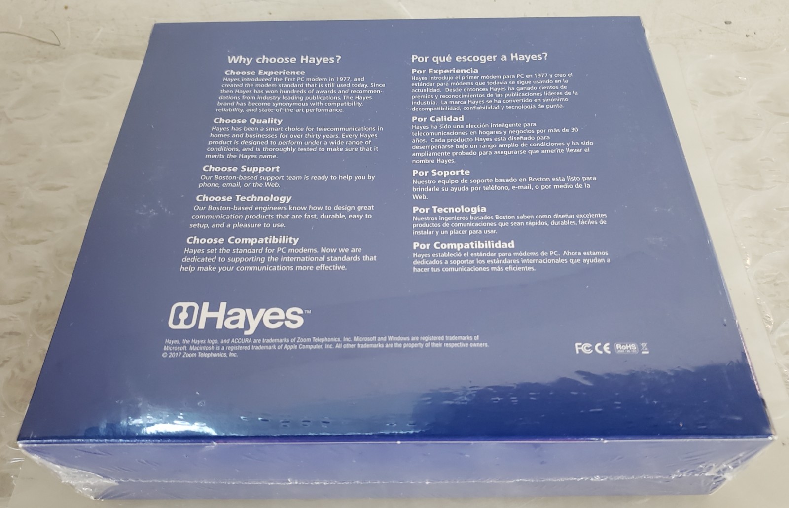 Hayes 15328 Accura External RS-232 V.92/V.90 56K FaxModem NEW *SEALED*
