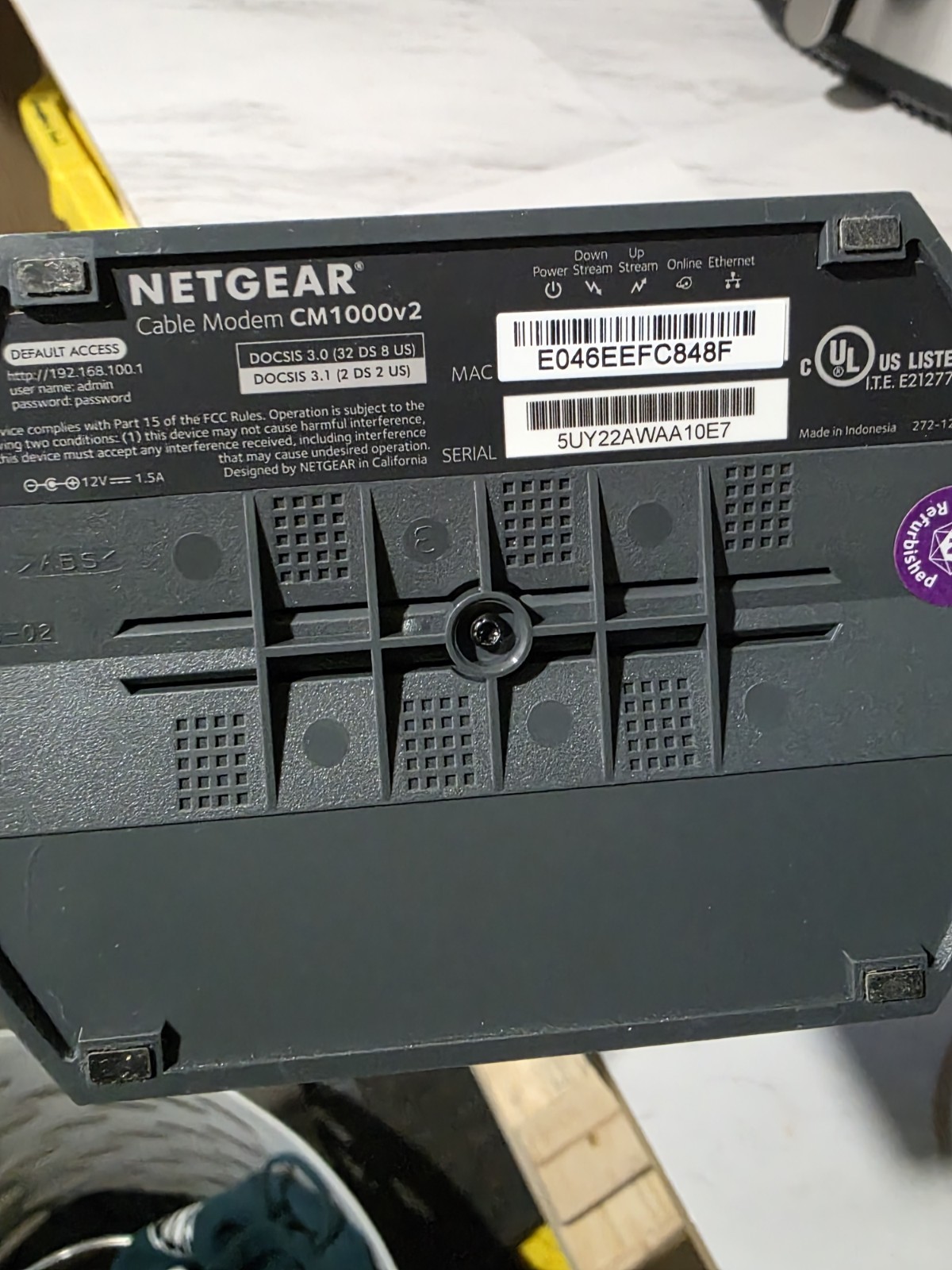 Netgear Gigabit Cable Modem (32×8) DOCSIS 3.1 | for XFINITY by Comcast, Cox.