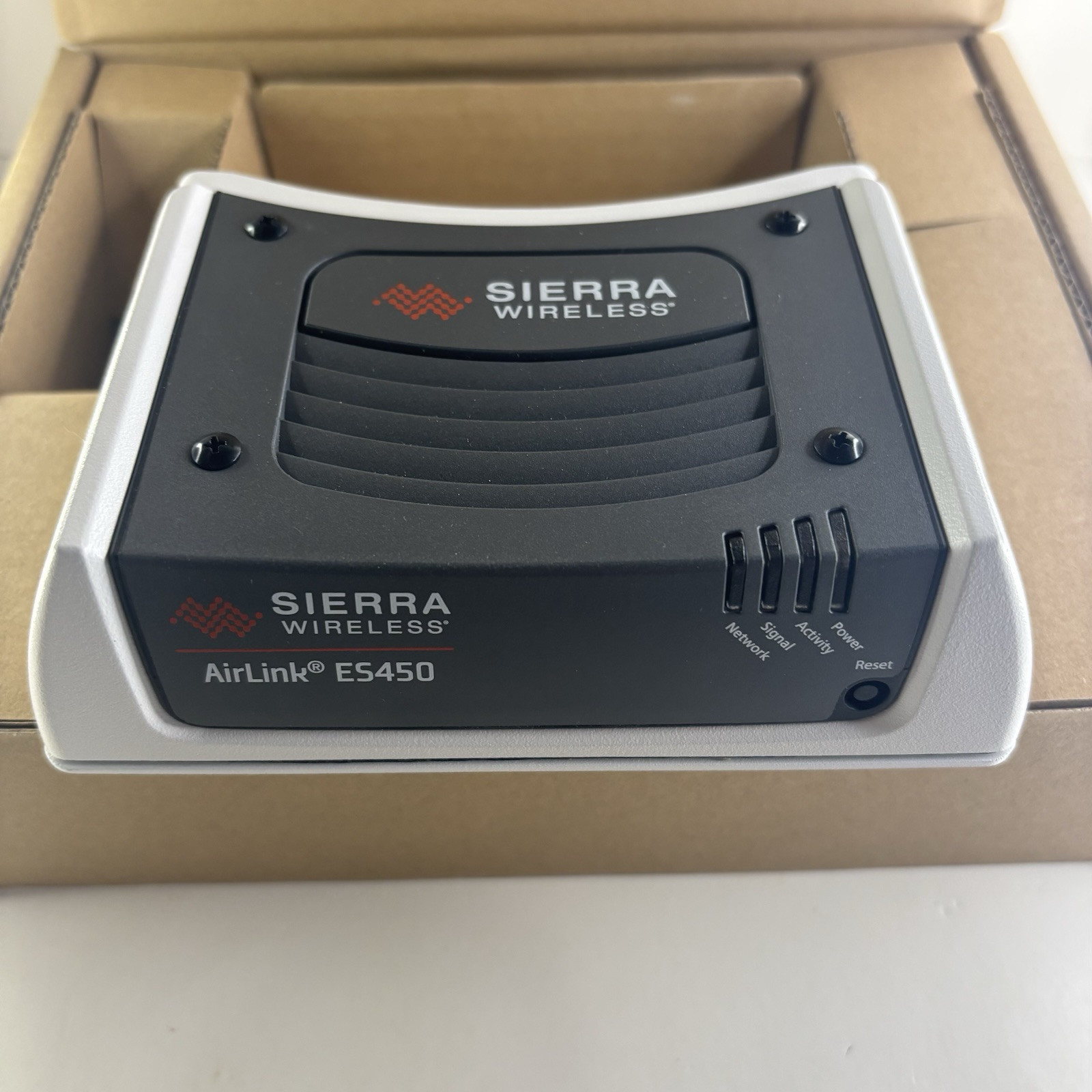 Sierra Wireless Airlink ES450 Verizon 4G LTE Gateway W/ Antenna & Power Adapter