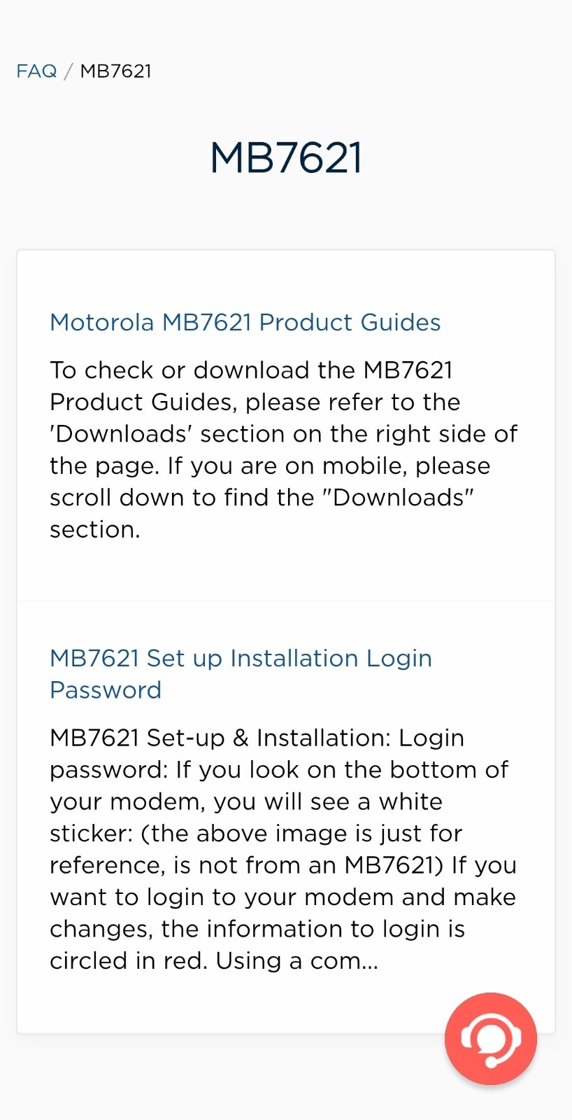Motorola 24×8 Cable Modem MB7621-10 1000+ Mbps / Open Box
