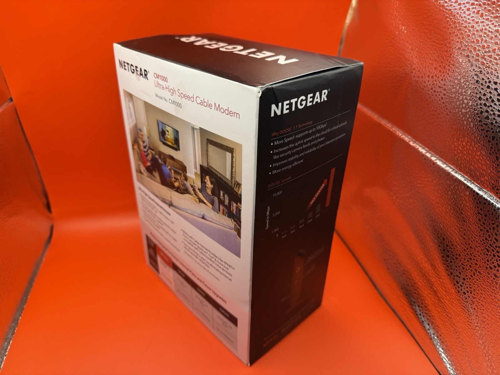 NETGEAR CM1000 DOCSIS 1000Mbps Cable Modem (CM1000-1AZNAS)