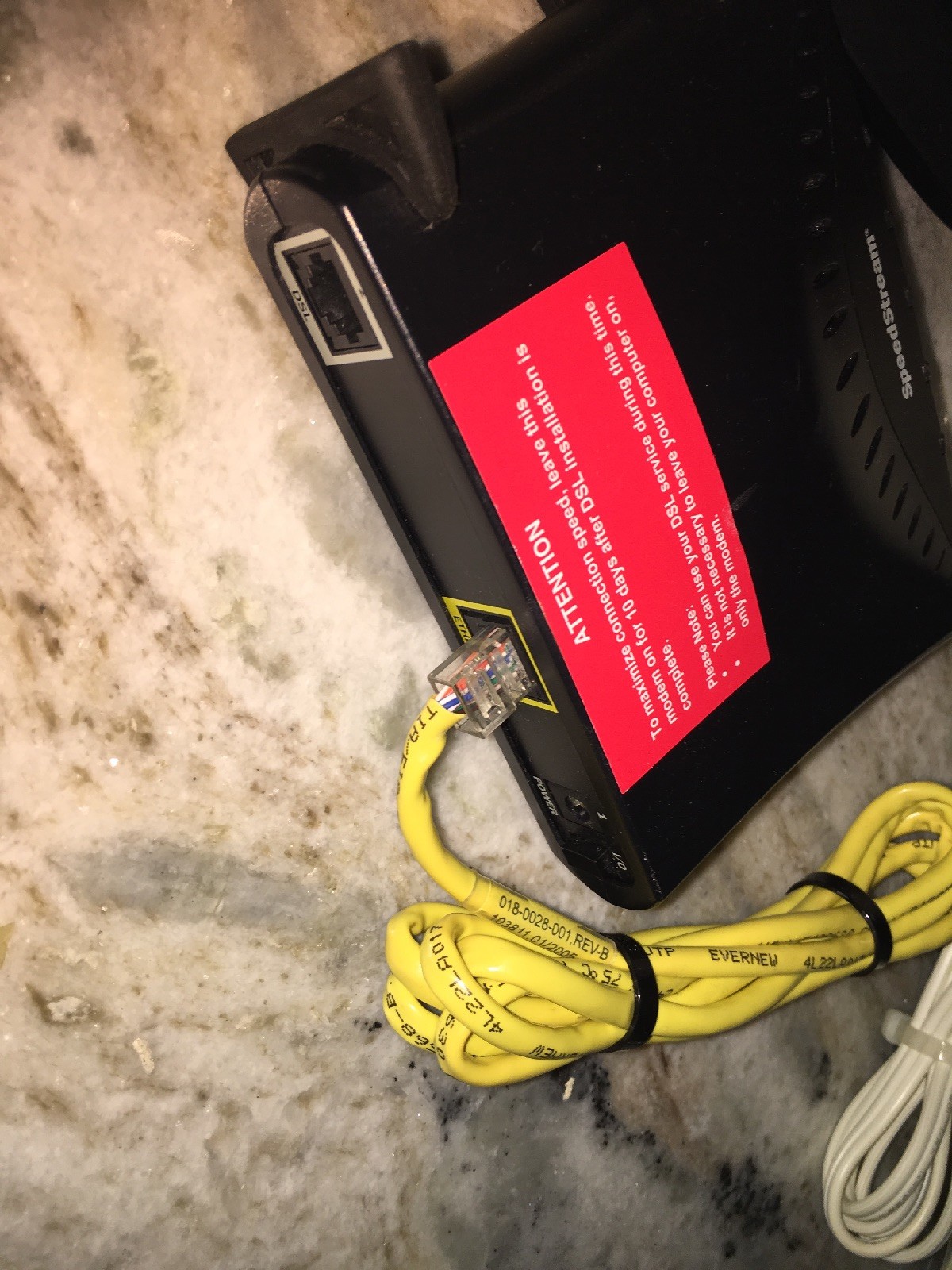 SpeedStream 5100 ADSL Modem 060-E141-A01 Efficient Networks