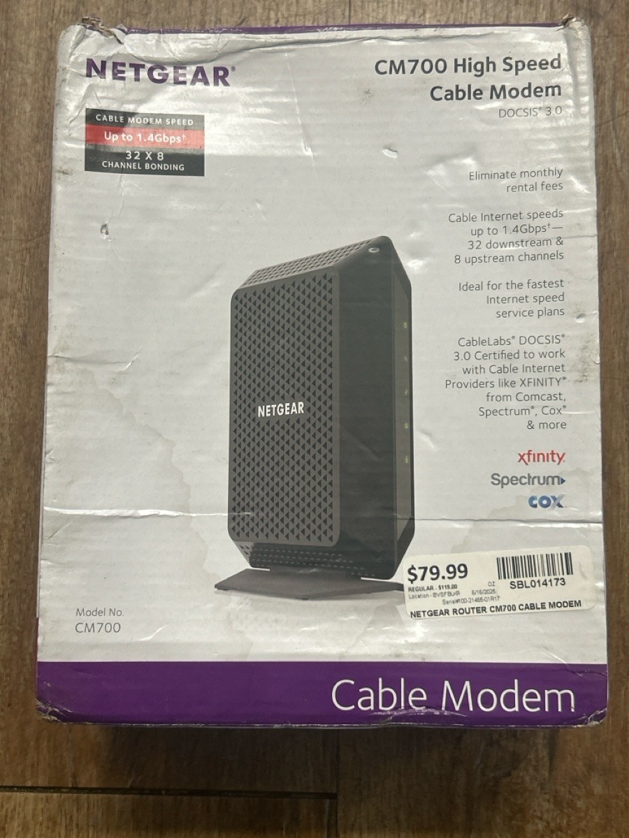 NETGEAR CM700 CABLE MODEM (SBL014173)