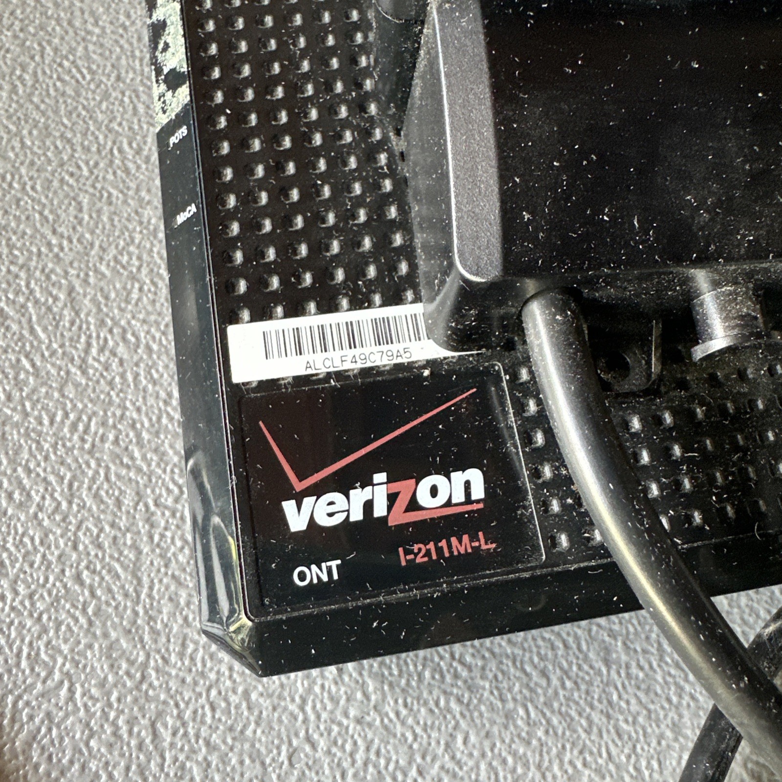 VERIZON Fiber FIOS TV INTERNET OPTICAL NETWORK TERMINAL ONT I-211M-L MODEM