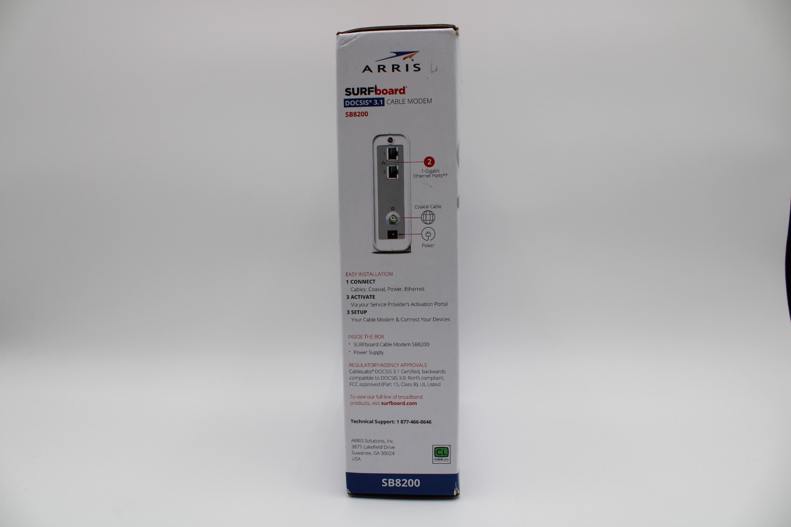 ARRIS (SB8200) – Cable Modem – Fast DOCSIS 3.1 32×8 Gigabit Cable Modem