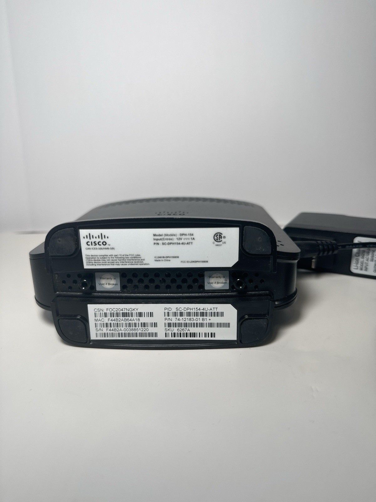 Cisco DPH-154 Cable Modem Broadband Internet Modem With Power Adapter