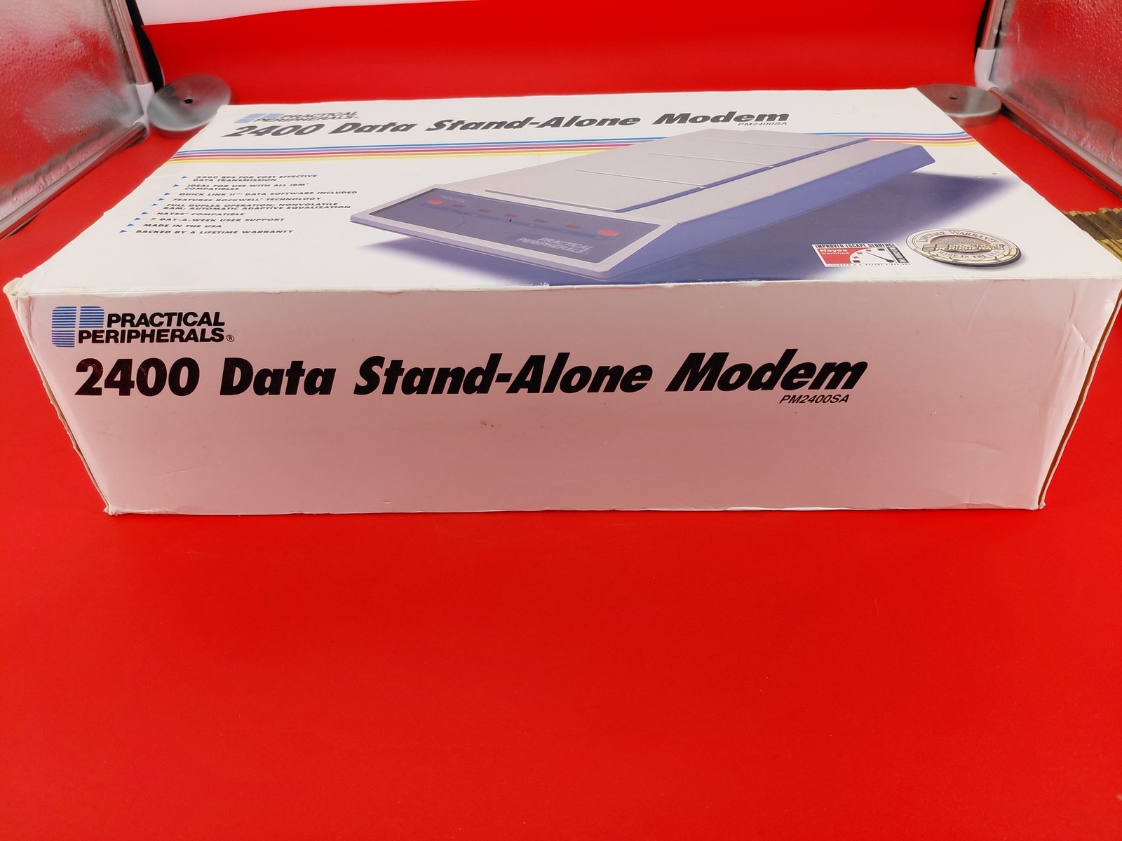 Practical Peripherals 2400 Data Stand-Alone Modem PM2400SA Vintage NOS