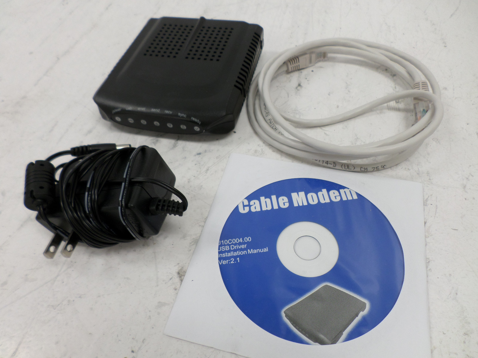 Ambit U10C018 DOCSIS 2.0 USB Ethernet Cable Modem U10C018.80 LF