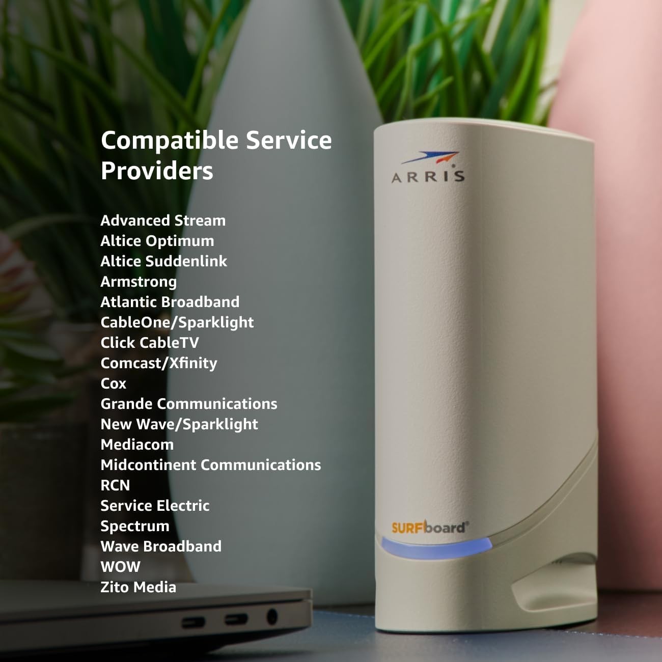 Arris (S33-RB) – Cable Modem – DOCSIS 3.1 Multi-Gigabit Cable Modem for Comcast