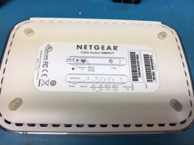 Netgear CMD31T-100NAS 153.6 Mbps Modem