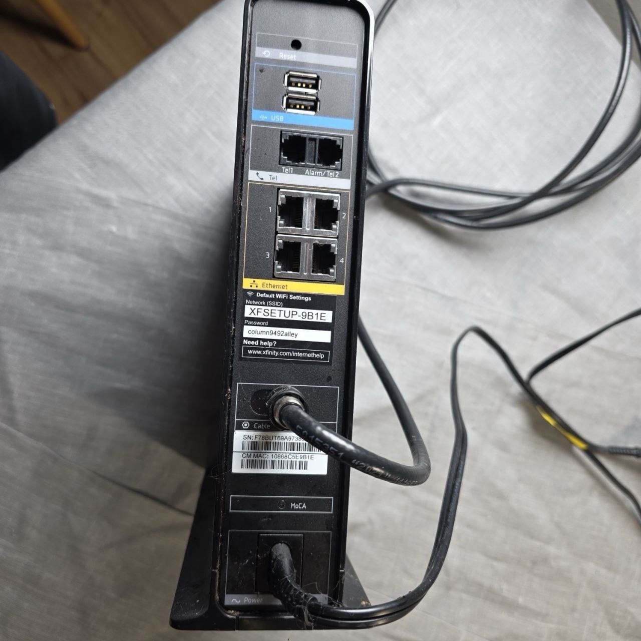 Arris TG1682G Xfinity Dual Band WiFi Cable Modem Router DOCSIS 3.0