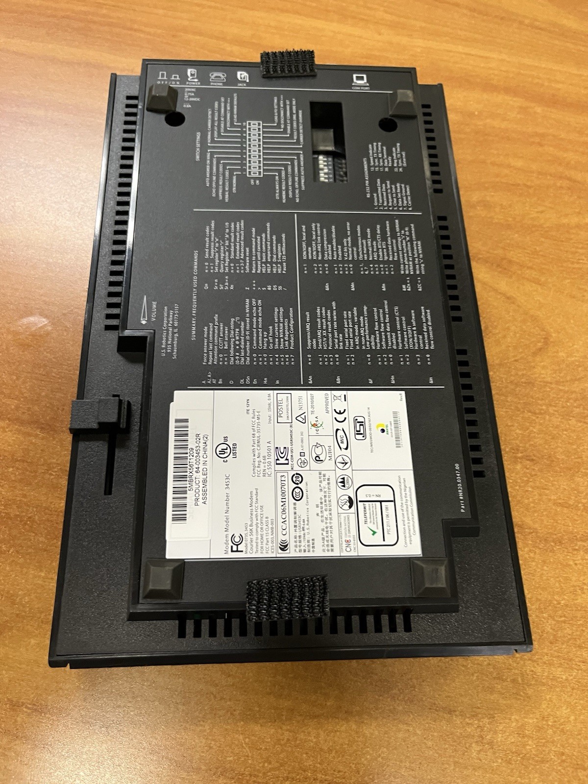 US Robotics 3453C Courier Business Modem 56 Kbps – NO AC ADAPTER!!