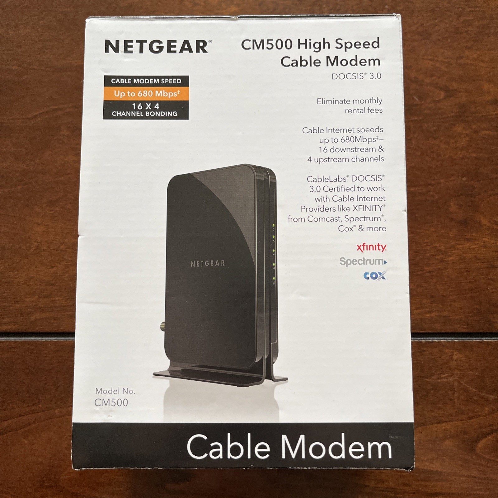 NETGEAR CM500 (CM500100NAS) 680 Mbps – Black
