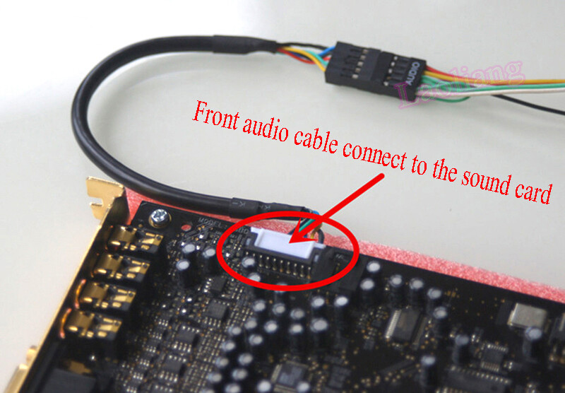 1PC Front Panel Audio Adapter Cable For Creative Sound Card SB0220 SB0240 SB0670