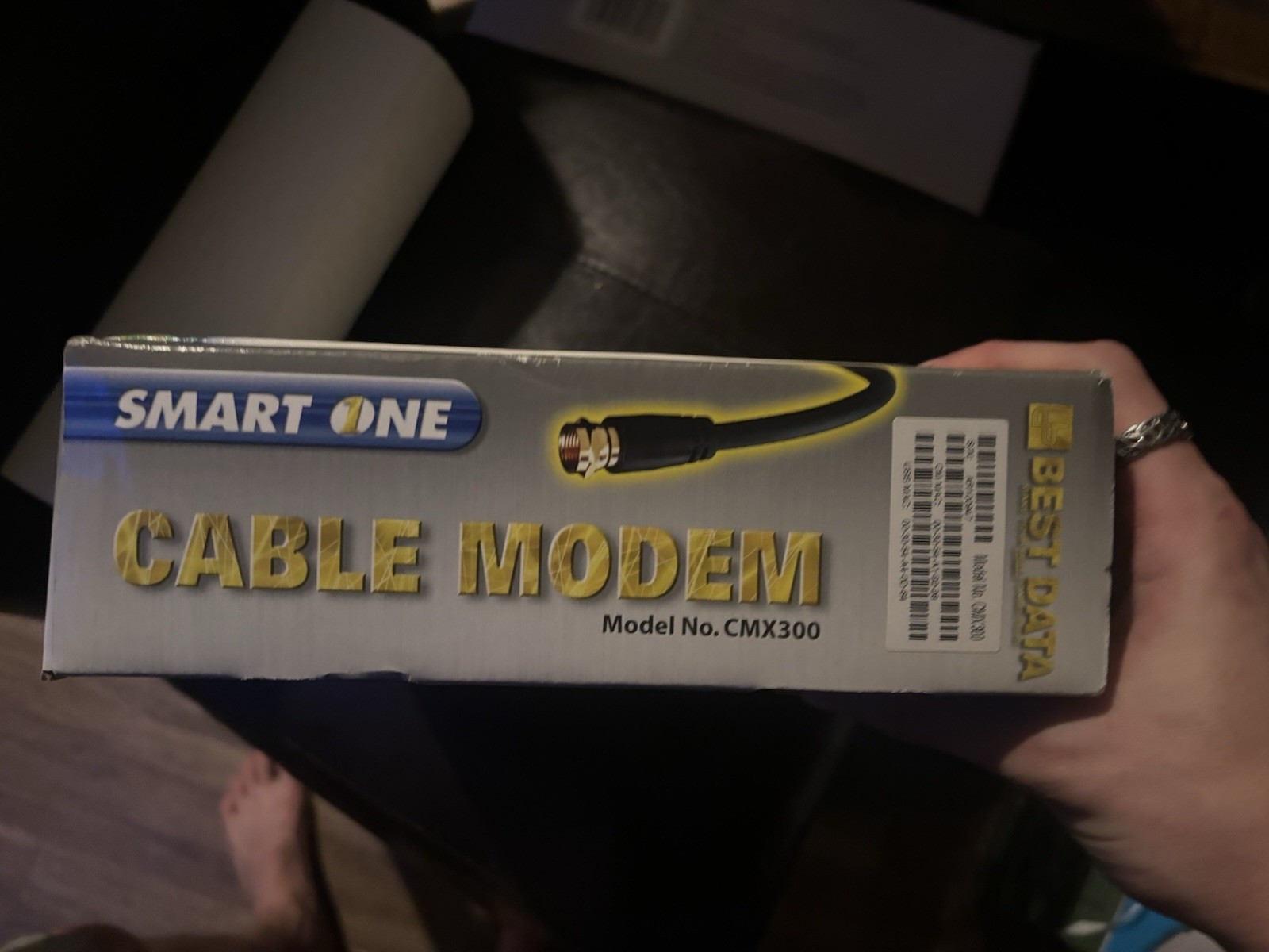 Best Data Smart One CMX300 Cable Modem Wired-Ethernet RJ-45 White