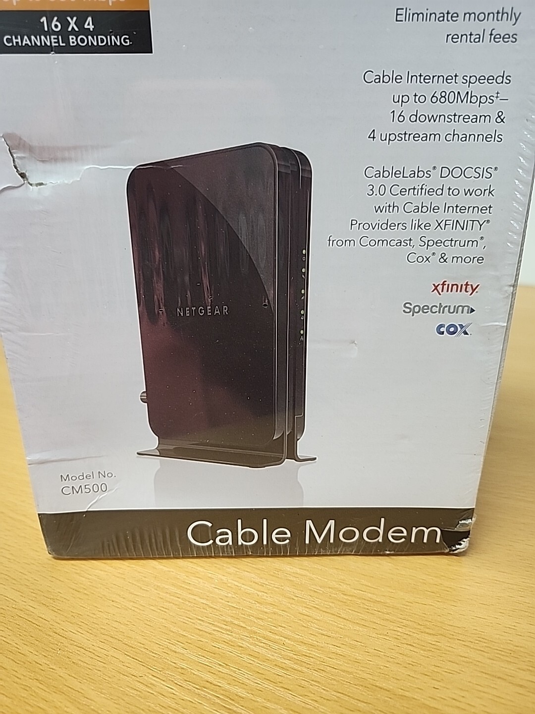 NETGEAR CM500 (CM500100NAS) 680 Mbps – Black
