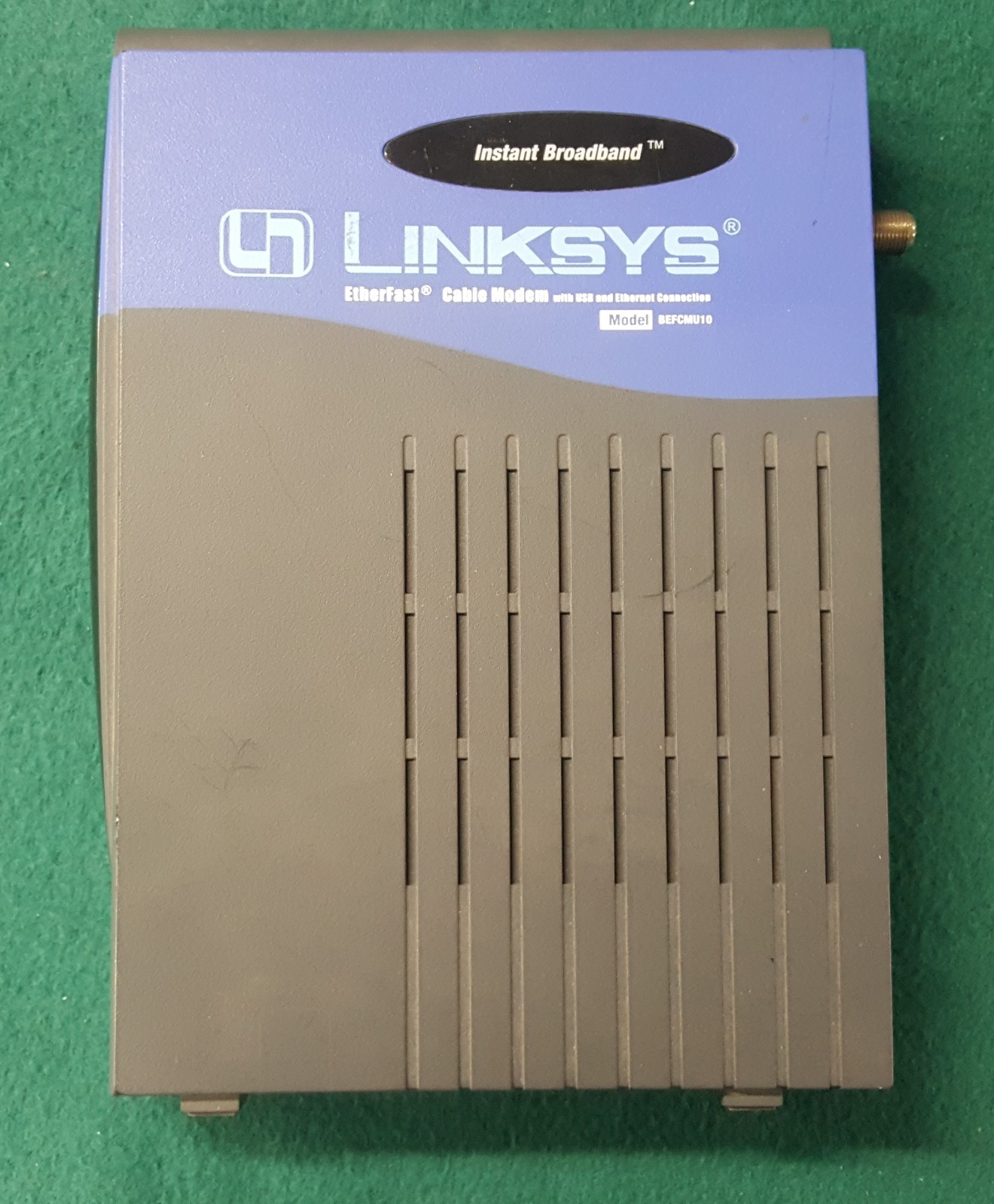 Linksys Cisco EtherFast Cable Modem USB/Ethernet BEFCMU10 Ver 1 V1 Version 1