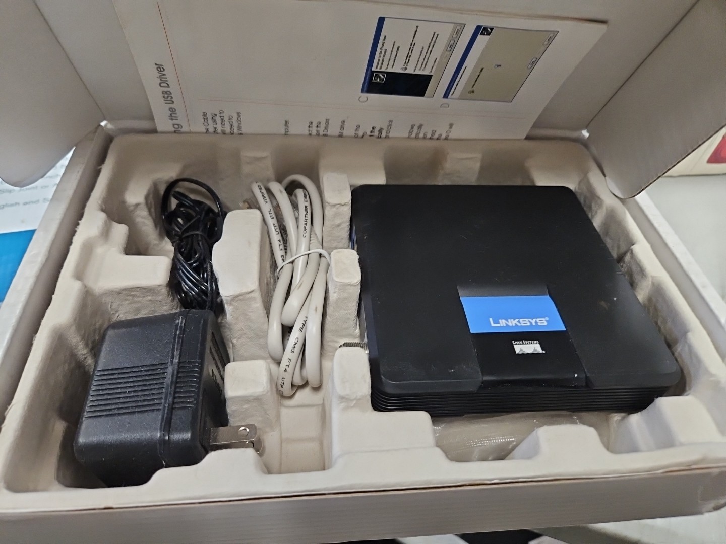 Cisco-Linksys Cable Modem with USB And Ethernet Connections Model #CM100