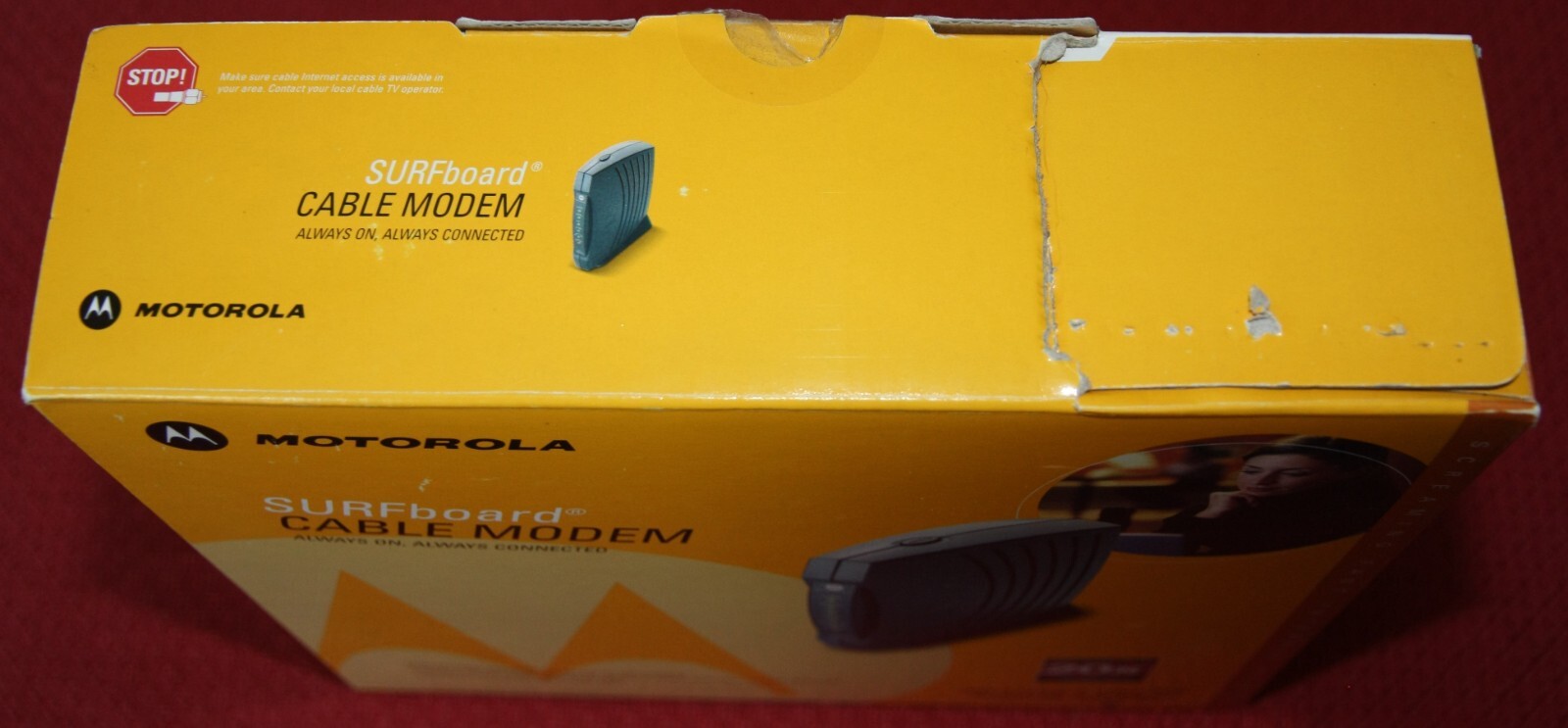 Motorola SURFboard SB5120 Cable Modem 505808-007-00 USB CIB – Bad Ethernet port