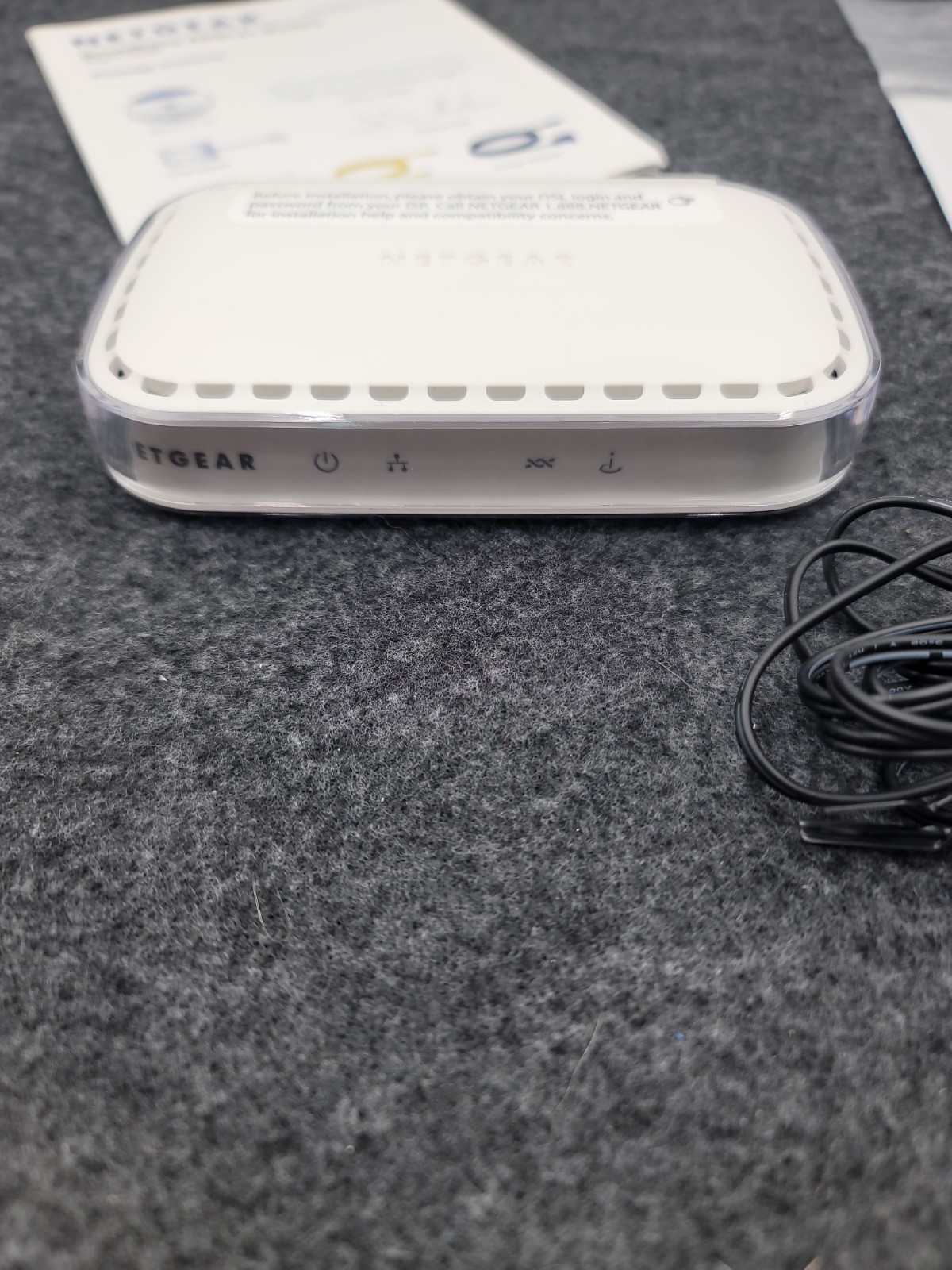 Netgear DM111PSPv2 ADSL2+ Modem High-Speed DSL Internet Modem Router