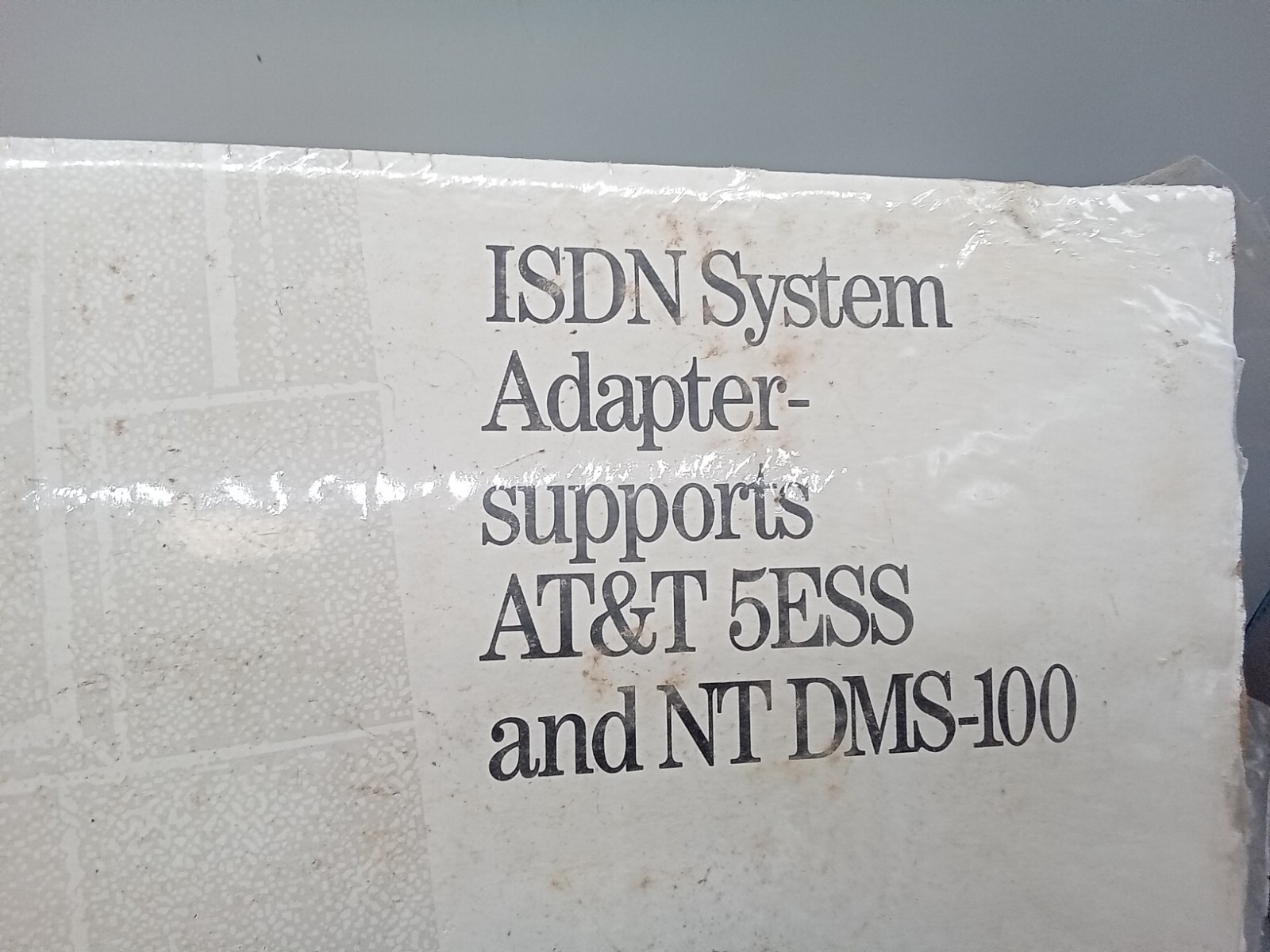 1 NOS Hayes ISDN SYSTEM ADAPTER SUPPORTS AT&T 5ESS AND NT DMS-100