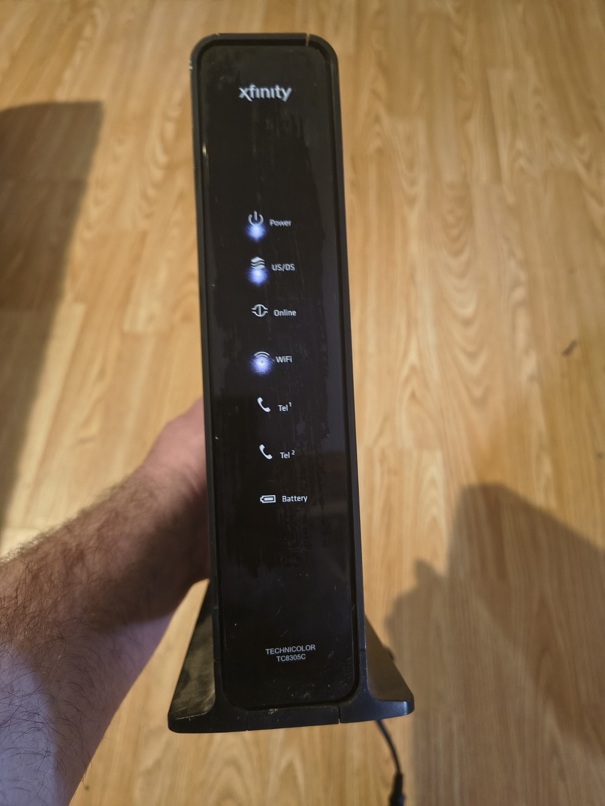 XFINITY COMCAST TECHNICOLOR TC8305C DOCSIS 3.0 IPv6 CABLE MODEM/ROUTER /PHONE 