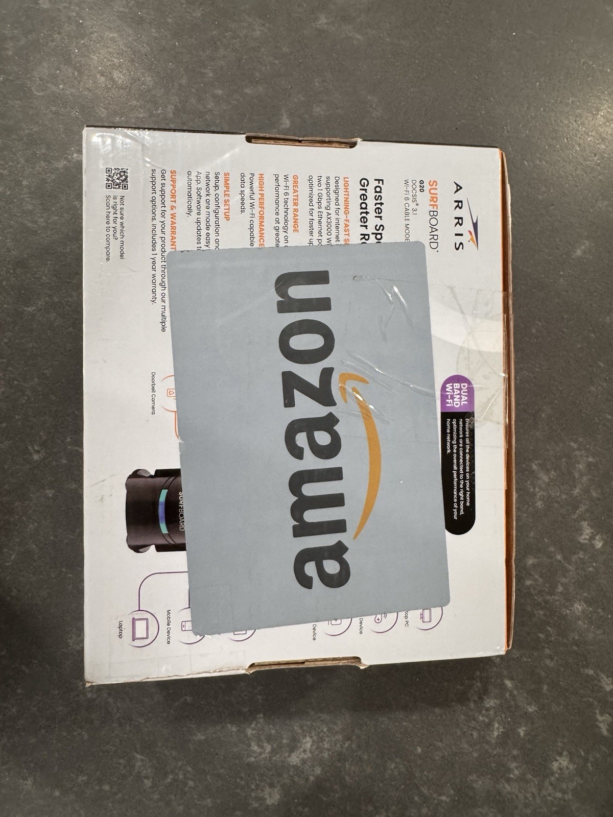 ARRIS Surfboard G20 AX3000 Docsis 3.1 Wifi 6 Cable Modem Dual Band 1 Gig Speed