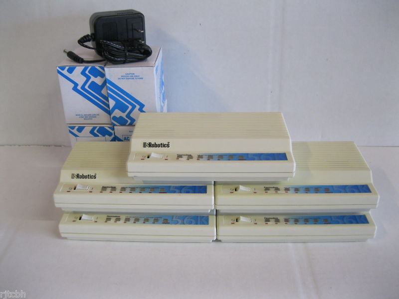 Lot of 5 US Robotics 5686 Modem 56K USR5686 0701