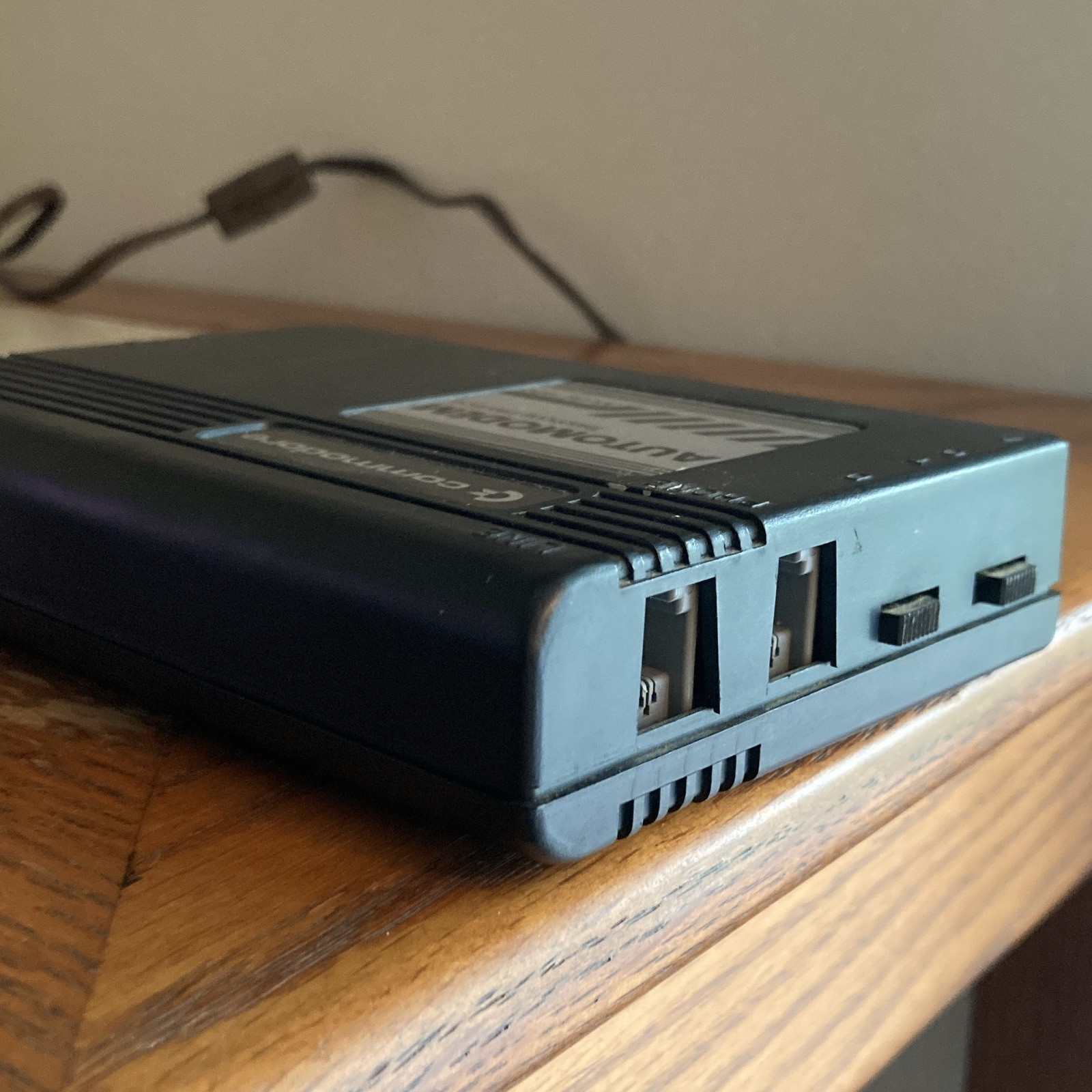Commodore Automodem 1650 Dial-Up Telephone Interface Modem 300bps RJ-11 Black