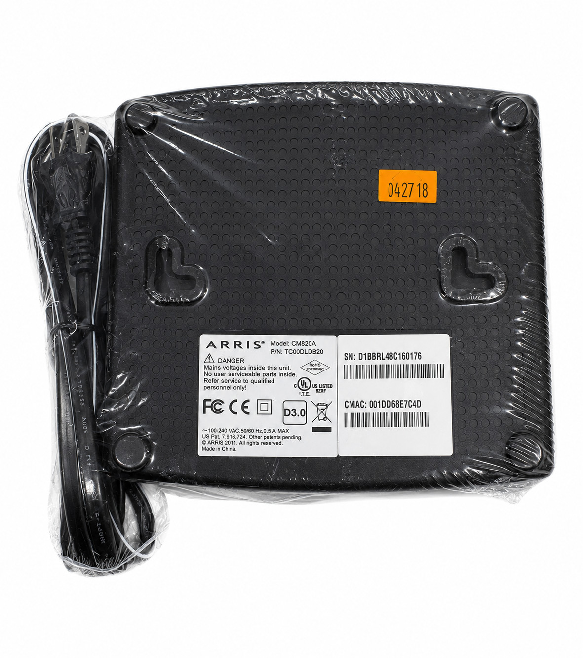 ARRIS CM820A/CT DOCSIS 3.0 Cable Modem