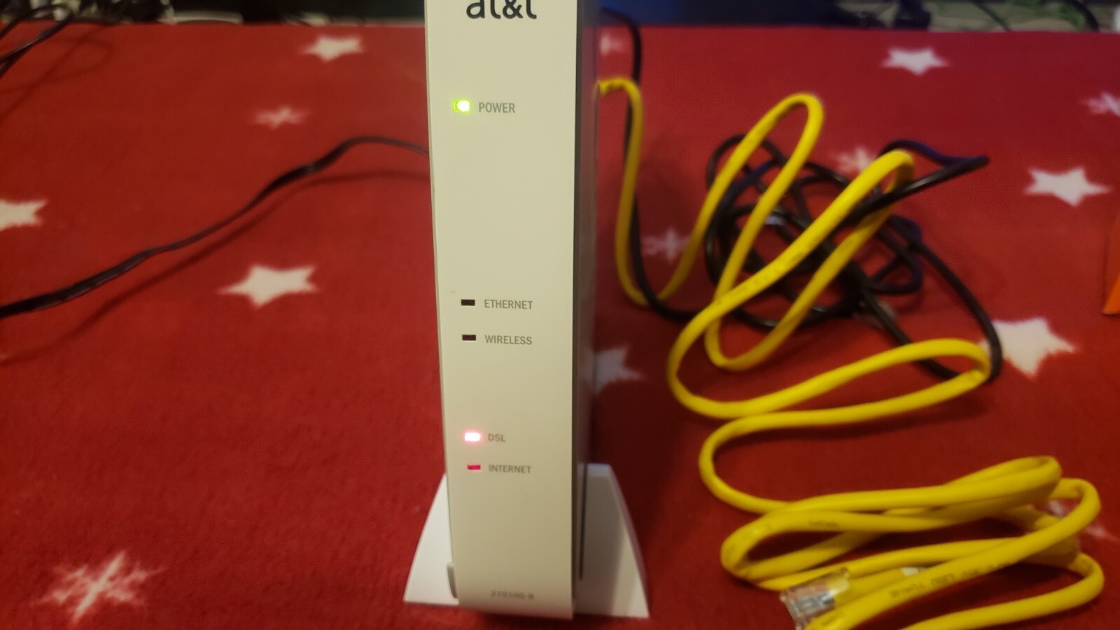 AT&T 2WIRE 2701HG-B HIGH SPEED INTERNET DSL WIRELESS G GATEWAY MODEM ROUTER