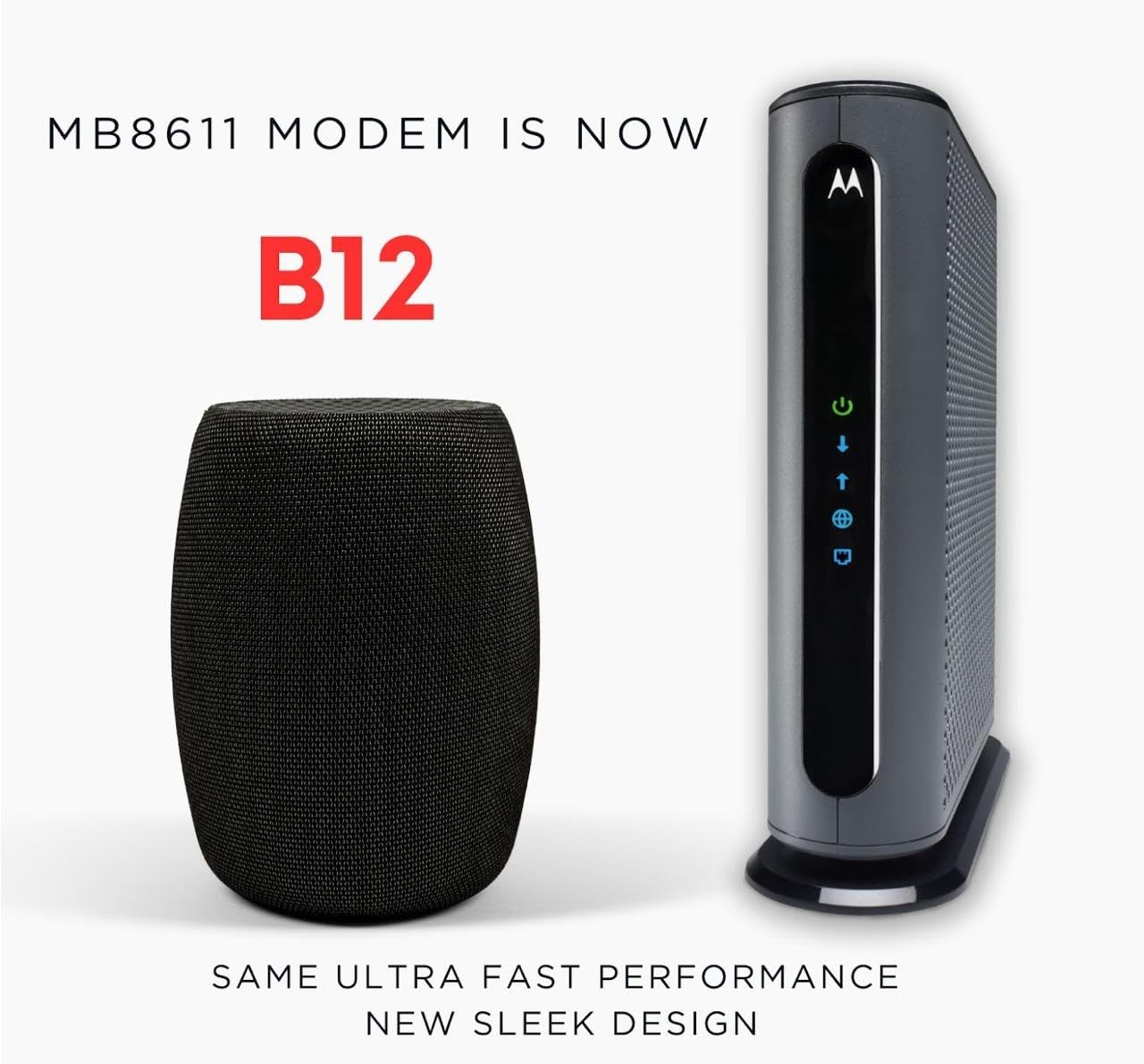 Motorola B12 – Advanced Compact Cable Modem 2500 Mbps Max2.5 Gbps Port MB8611